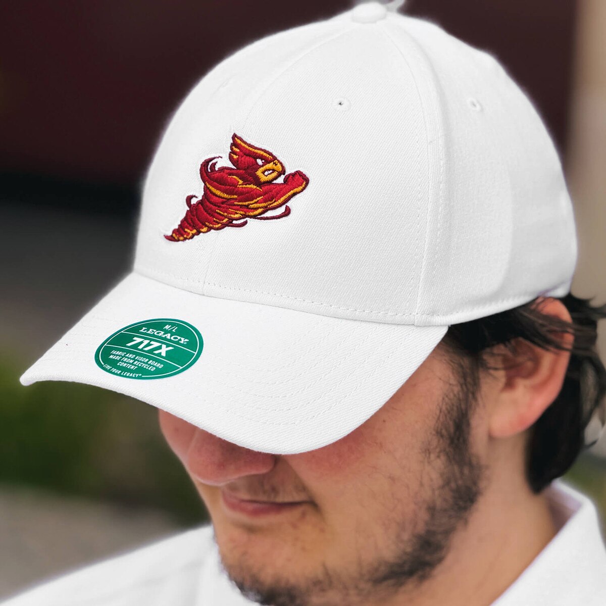 Legacy Punching Cy White Fitted Hat